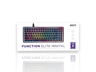 NZXT FUNCTION Elite MiniTKL Gaming Tastatur - Schwarz - NEU & UVP