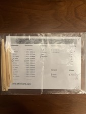 Gouged and Shaped Oboe Cane - Hortnagl 93 Shape - 10.75mm / 0.59mm - 11pc