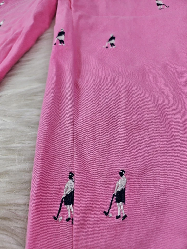 CHARTER CLUB GOLF COLLECTION Capri Pink Golfing Cropped Pants Womens SZ(6) - Image 2 of 4