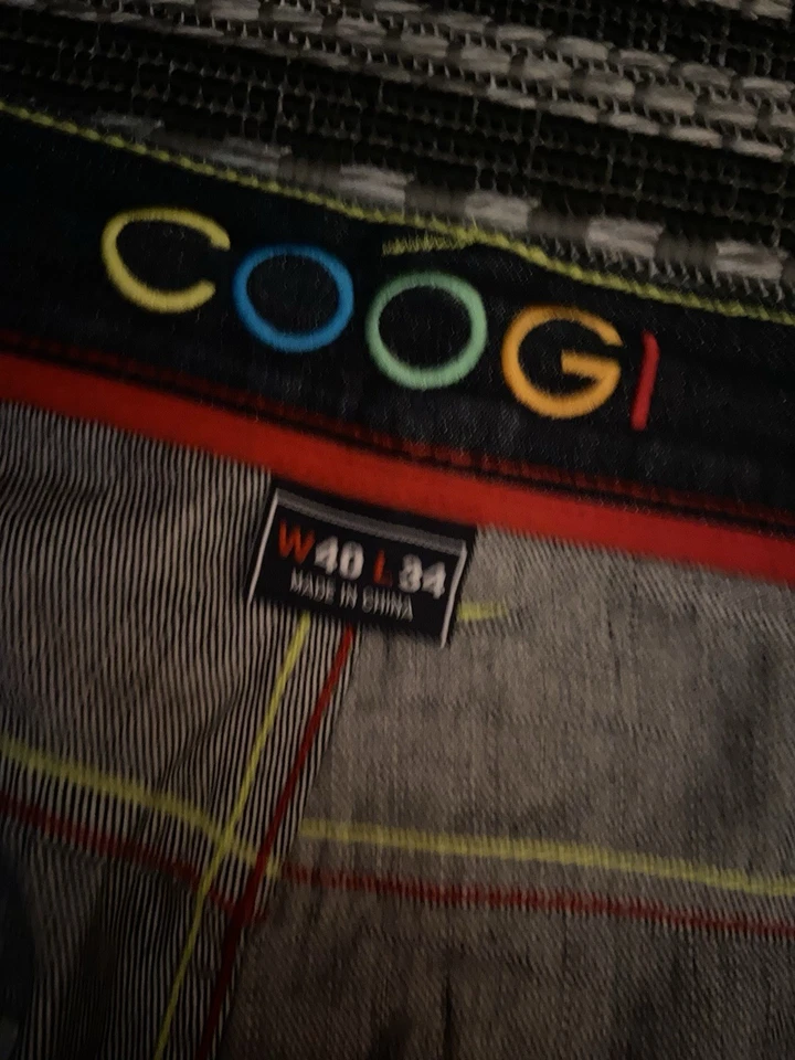 Vintage COOGI Embroidered Denim Jeans Baggy Y2K Hip‑Hop Size 40x34 - Image 4 of 4