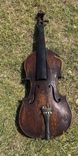 Antique Stradivarius Copy Violin & Edwardian Shaped Case Restoration Project