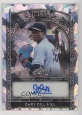 2024 Leaf Trinity Steel Lutetium Silver Crystals /10 Gary Gill Hill Auto 1l7v