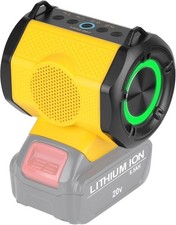 Wireless Portable HIFI Bluetooth Speaker Loundspeaker for Dewalt 20V Max Battery