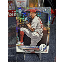 2020 Bowman Chrome - Mega Box Mojo Refractor Matthew Fisher #BDC-106 1st