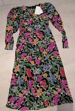 Image of Fabienne Chapot Varin Midi Dress Long Sleeve Midi Dress Uk 10 New With Tags