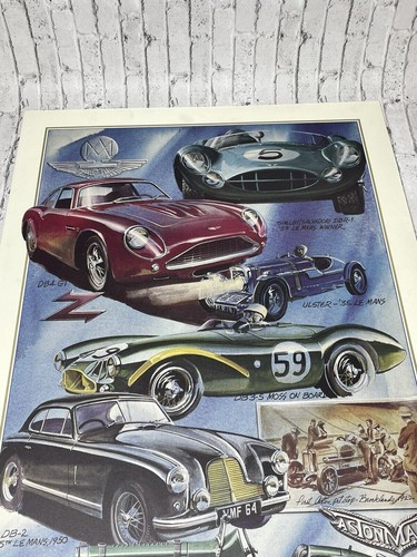 Aston Martin by Jack Juratovic Signed Numbered Lithograph 40/200 20x30 - Picture 6 of 11