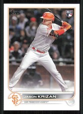 2022 Topps Update #US65 Jason Krizan RC