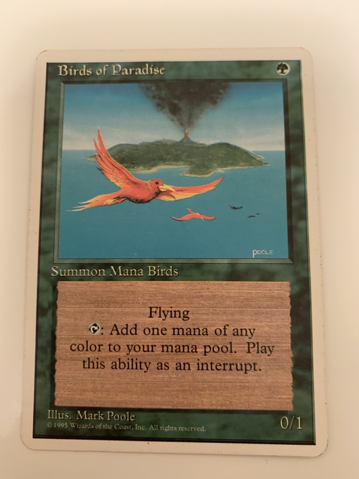 MTG NM Birds of Paradise 4th Edition Free Shipping In The US with Tracking