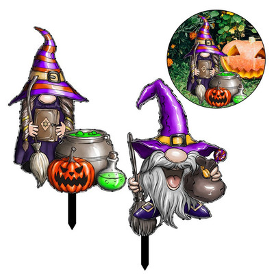 Halloween Hexe Hof Schild 3D Design langlebiger Gebrauch perfektes Herzstück
