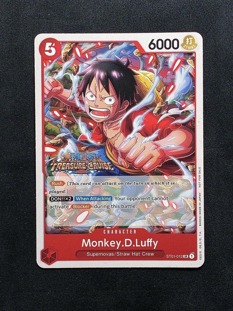 モンキー・Ｄ・ルフィ SR ST01-012 ONE PIECE PROMO One Piece TCG - Monkey D. Luffy ST01-012 Treasure Cruise Promo