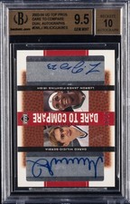 2003 UD TOP PROSPECTS LEBRON JAMES / DARKO MILICIC BGS 9.5 AUTO 10