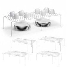 New 4-Pack Expandable Medium 13.4-25.1x9inch Kitchen Organizer Rack Shelves for