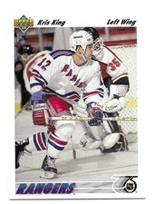 KRIS KING 1991-92 UPPER DECK CARD NEAR MINT CONDITION