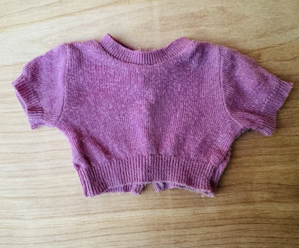 American Girl Doll KIT KITTREDGE Classic Meet Outfit Sweater Skirt Dress Vintage - Image 4 of 4