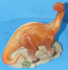 Vtg 1987 Small World Imports Brontosaurus Plastic Bank No Stopper 6" L@@K