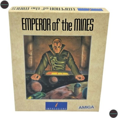 Emperor of the Mines Commodore Amiga Spiel Big Box Impressions 1989 CIB