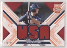2019 Elite Extra Edition USA National Team Materials Orange Anthony Volpe 09g4