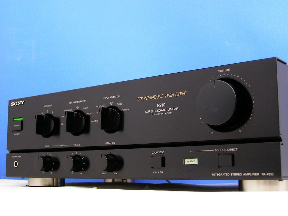 Sony TA-F210 kräftiger Stereo Verstärker Vollverstärker kein Receiver Hifi Musik - Bild 3 von 4