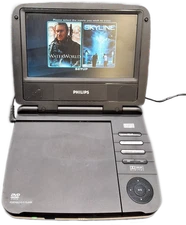 Philips PET702/37 7" Portable DVD Player 480p 16:9 LCD Composite RCA