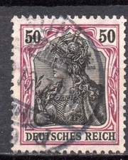 Deutsches Reich 91 Iy, gestempelt, Typ geprüft (Jäschke-Lantelme BPP)