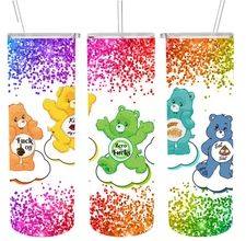 Swear Bears Funny Sarcastic Humor 20oz Tumbler Insulated Travel Mug