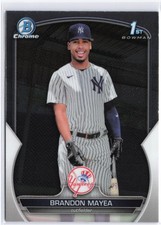 2023 Bowman Chrome #BCP-188 Brandon Mayea Prospects