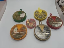 Bundle Of 6 VINTAGE WATER GREMLIN Sinker Selector Bullet Split Shot Rubber Core 