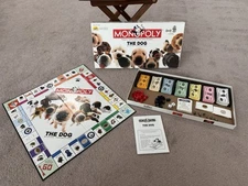 The Dog Artlist Collection Monopoly with Six Custom Pewter Tokens