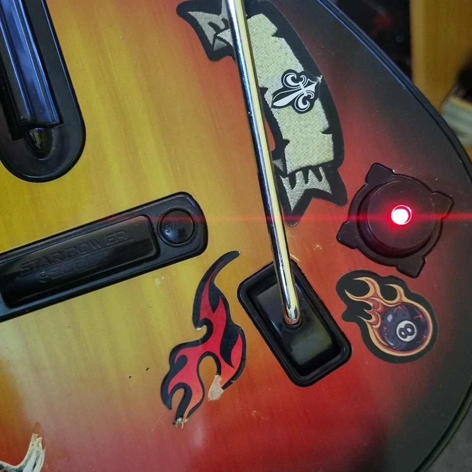 Sony PS2 Sunburst RedOctane Wireless Controller + Receiver Tested Working GC - Image 3 of 4