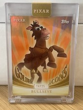 Topps Pixar Gold Golden Icons Bullseye Toy Story 2 Serial Numbered 14/25 Card