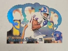 1995 Pacific Crown Royale Football Blue Holofoil Shannon Sharpe #36