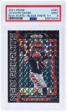 2021 Panini Prizm Black Finite Prizm Ja'Marr Chase #337 /1
