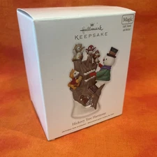 2011 Hallmark Keepsake Ornament Hickory Tree Harmony Magic Light Sound Motion