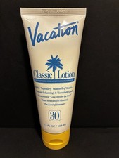 Vacation Classic Lotion Broad Spectrum SPF 30 Sunscreen Full Size SEALED Exp  25