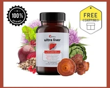 UpWellness Ultra Liver Support Supplement Gallbladder Detox Cleanse - 60 caps