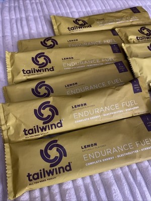 Tailwind Endurance Fuel Lemon Single Grab N Go Packs -11-2.2 Oz Packs