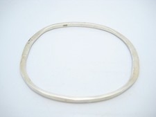 Sterling Silver 3.2mm Square Bangle Bracelet