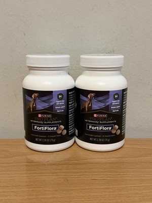 Purina Pro Plan FortiFlora Chewable Dog Supplement EXP 04/2027 45 Tablets 2 Pack