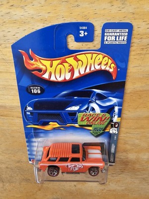 Hot Wheels Chevy Nomad, Orange; 2002 Red Lines Series 4/4 Collector No. 106