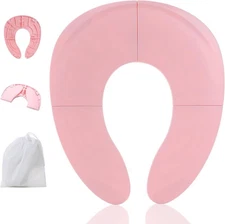 Funbliss Foldable Travel Potty Seat for Toddlers,Potty Training Essentials for B