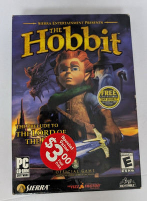 The Hobbit Prelude To Lord Of The Rings PC Box Game Sierra Entertainment CIB