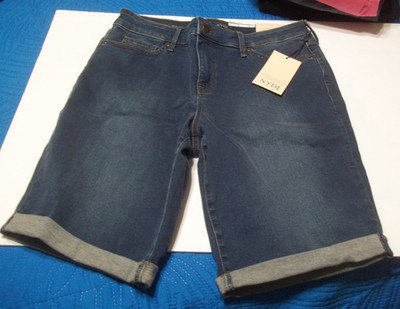 NEW NYDJ sz 12 Not Your Daughter Jeans Bermuda shorts Briella roll cuff COOPER
