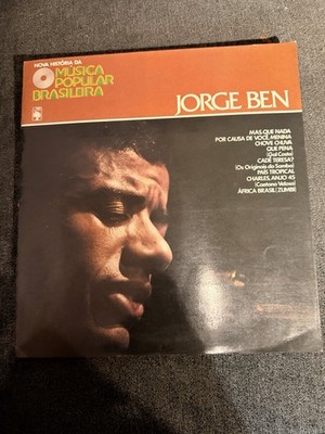 Jorge Ben 1977 Brazil Vinyl LP Nova Historia MPB Samba Rock Abril Cultural VG+