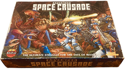 Games Workshop Classic Advanced Space Crusade 1990 Vintage nur Leerkarton