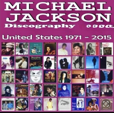 Michael Jackson Discography United States 1971-2015 Albums & Videos  flash drive