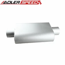High Performance 2.5" Inlet/Outlet Center Exhaust Chamber Muffler Silencer