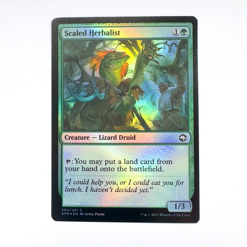 Scaled Herbalist 204 - MTG - Adventures in the Forgotten Realms - NM Foil