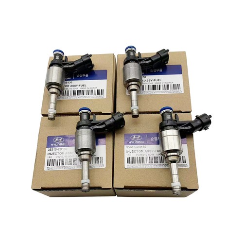 4PCS 35310-2B130 OEM Fuel Injector For HYUNDAI ACCENT VELOSTER KIA RIO SOUL 1.6L - Picture 3 of 9