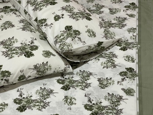 100%Cotton&Percale500TC3pcsKing/Queen Big Size Printed/Floral Flat/Top Sheet Set - Picture 85 of 226
