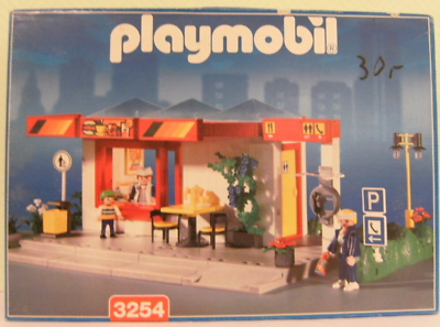 Playmobil Raststätte 3254 von 2001 Neu & OVP Kiosk Schnellimbiss
